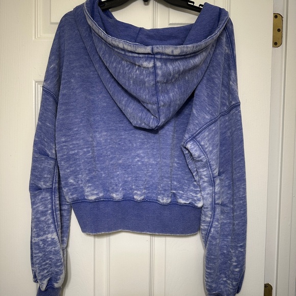 FP Movement Playbook Cropped Hoodie - Washed Blue - Size: XS - Picture 4 of 7